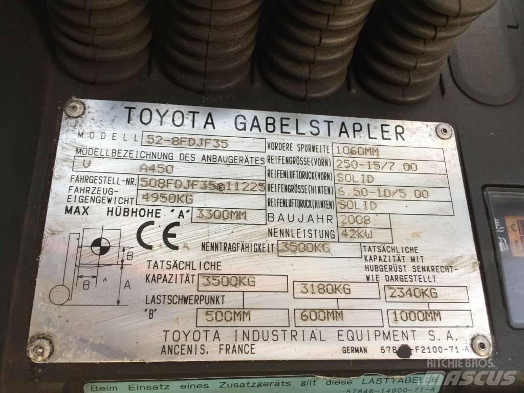 Toyota 02-8 FD JF 35 Tehnika ar dīzeļa dzinēju