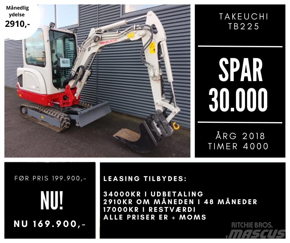 Takeuchi tb225 Mini ekskavatori < 7 t
