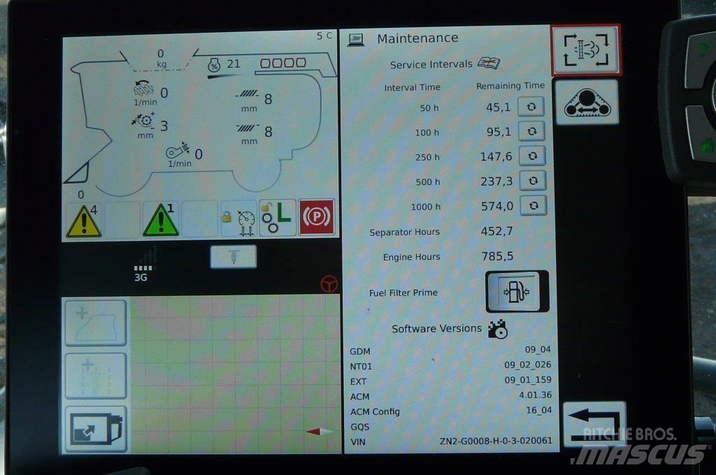 Fendt Ideal 8 Ražas novākšanas kombaini