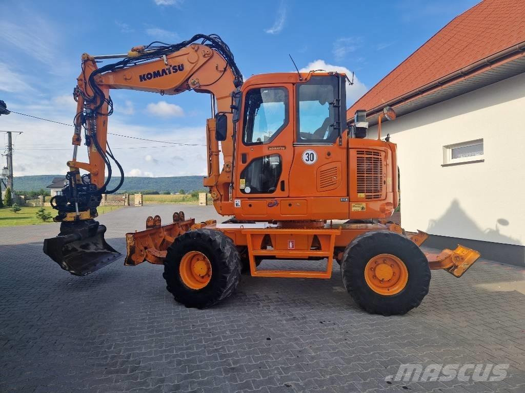 Komatsu PW110 Ekskavatori uz riteņiem