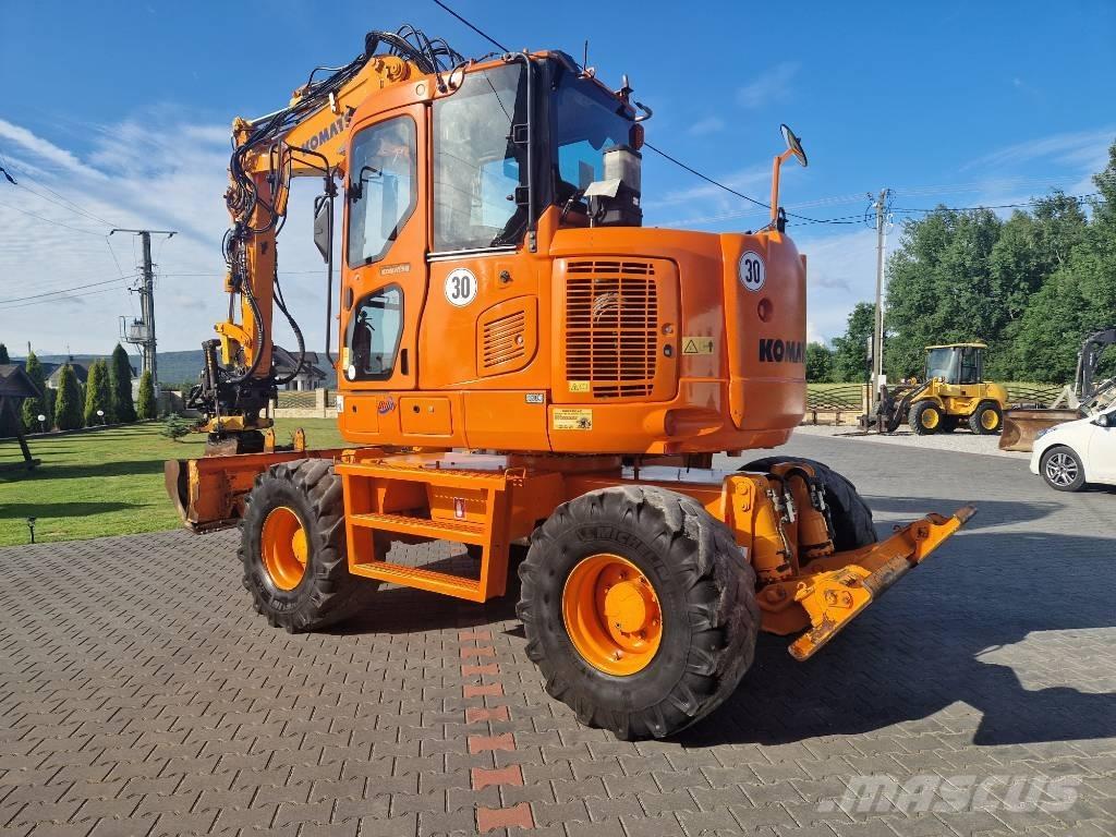 Komatsu PW110 Ekskavatori uz riteņiem