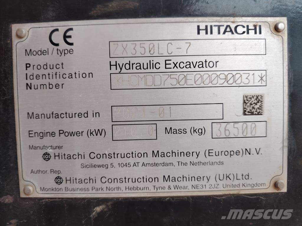 Hitachi 350LC Kāpurķēžu ekskavatori