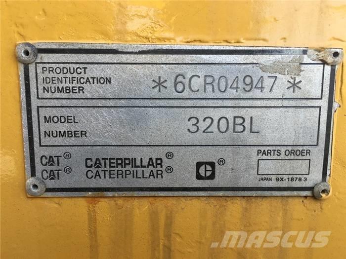 CAT 320 B L Kāpurķēžu ekskavatori