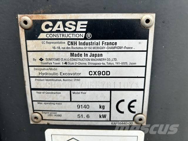 Case IH CX90 D Vidēja lieluma ekskavatori 7 t - 12 t