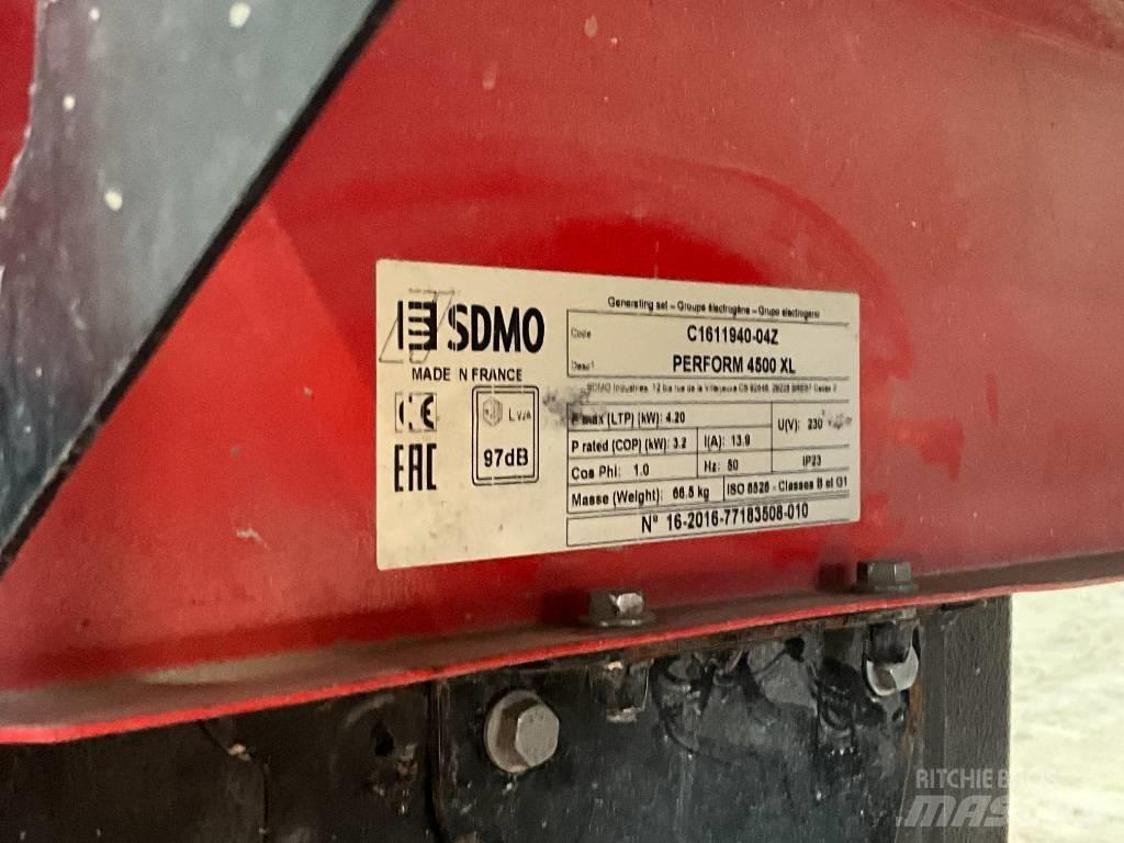 Sdmo perform 4500 XL Benzīna ģeneratori