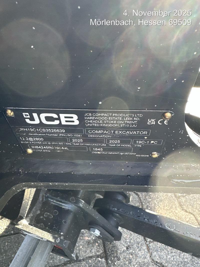 JCB 19C-1 Mini ekskavatori < 7 t