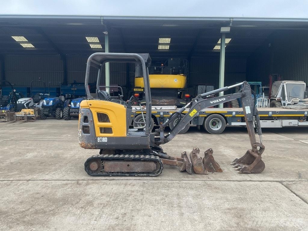 Volvo EC 18 Mini ekskavatori < 7 t