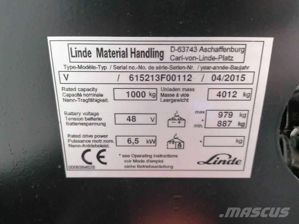 Linde V-48 Pasūtījumu savācējs mazam augstumam