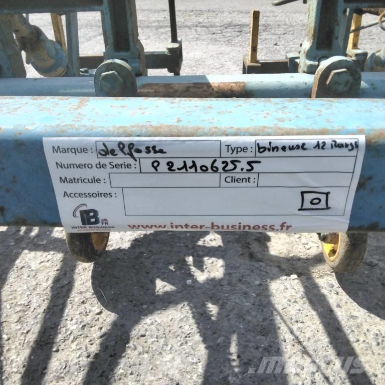  DELFOSSE 12 RANGS Cita augsnes apstrādes tehnika un papildaprīkojums