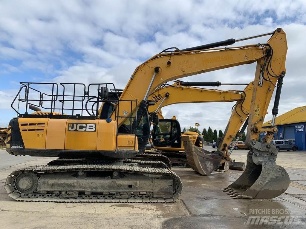 JCB JS220LC Kāpurķēžu ekskavatori