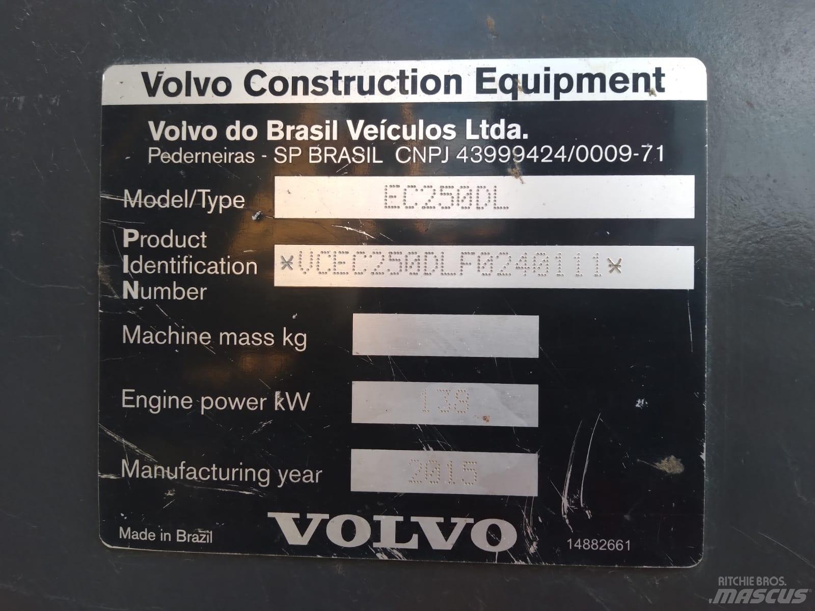 Volvo EC 250 D L Kāpurķēžu ekskavatori