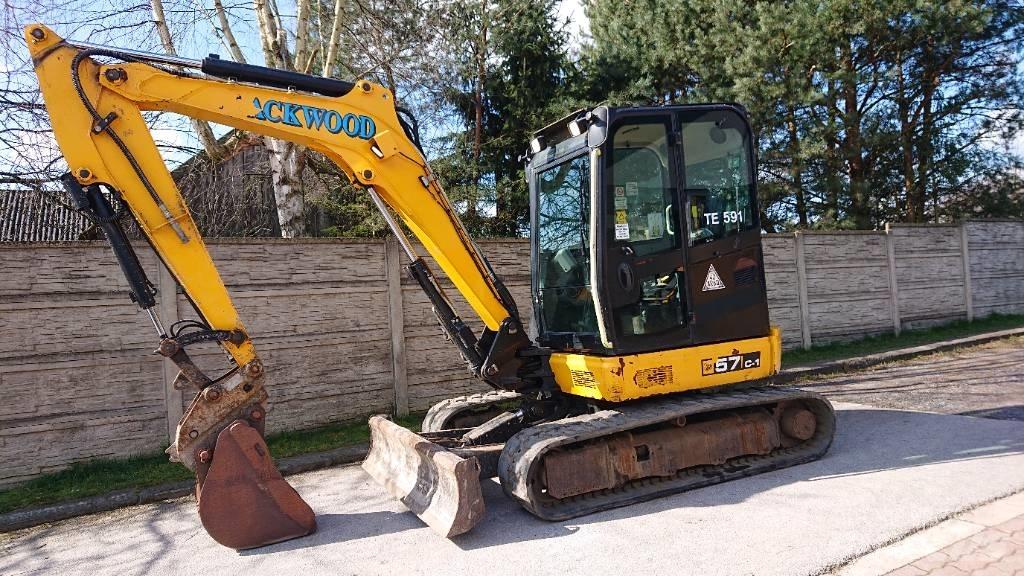 JCB 57 Kāpurķēžu ekskavatori