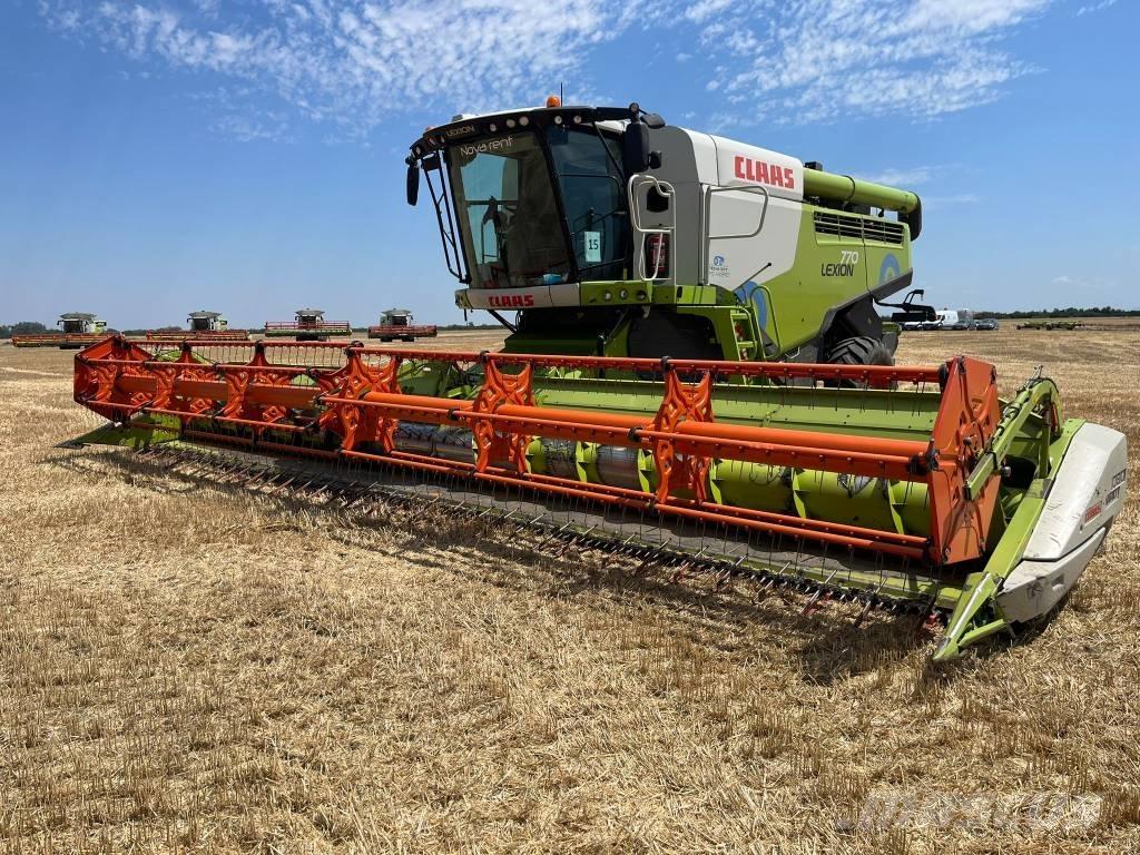 CLAAS Lexion 770 TT Ražas novākšanas kombaini