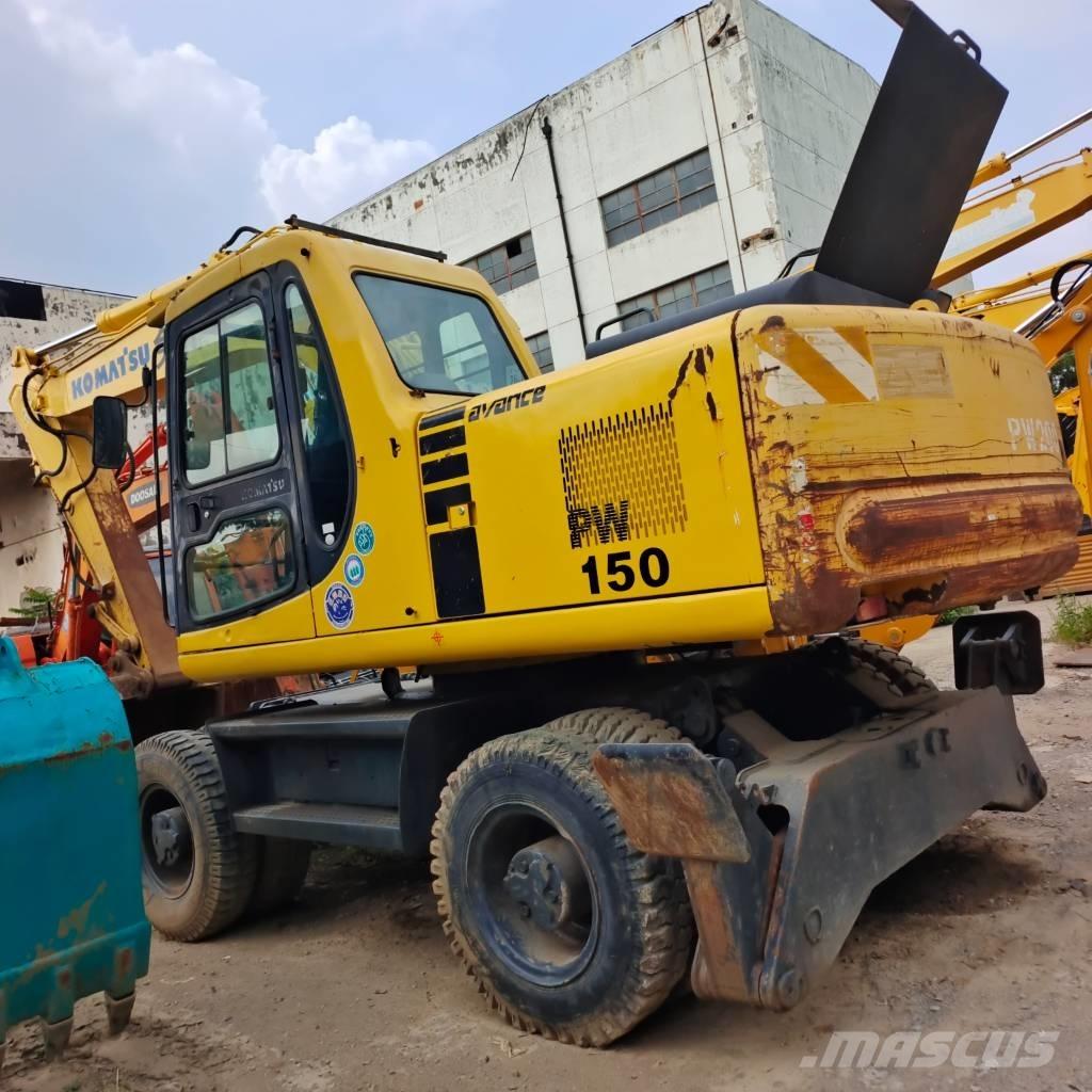 Komatsu PW 150 Ekskavatori uz riteņiem