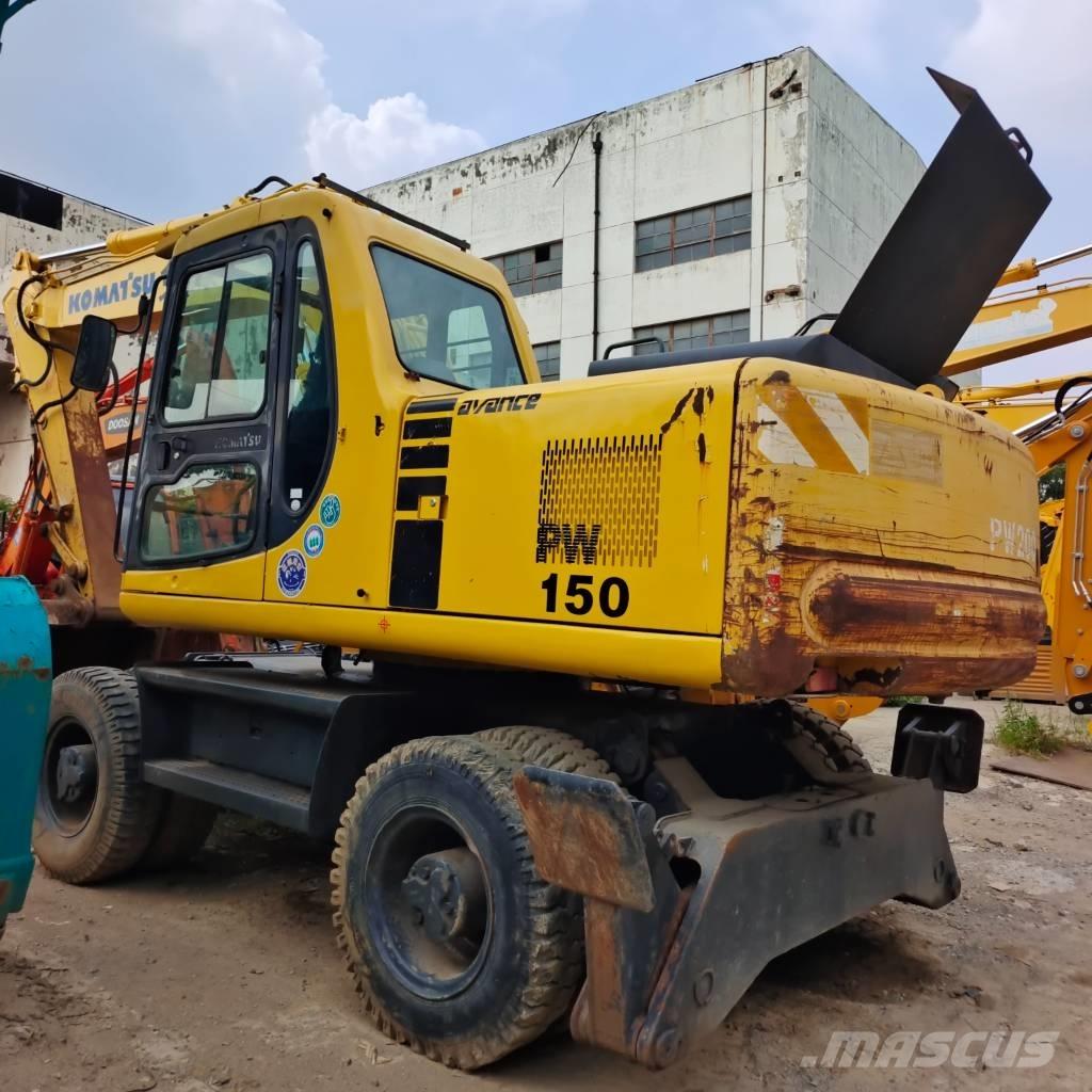 Komatsu PW 150 Ekskavatori uz riteņiem