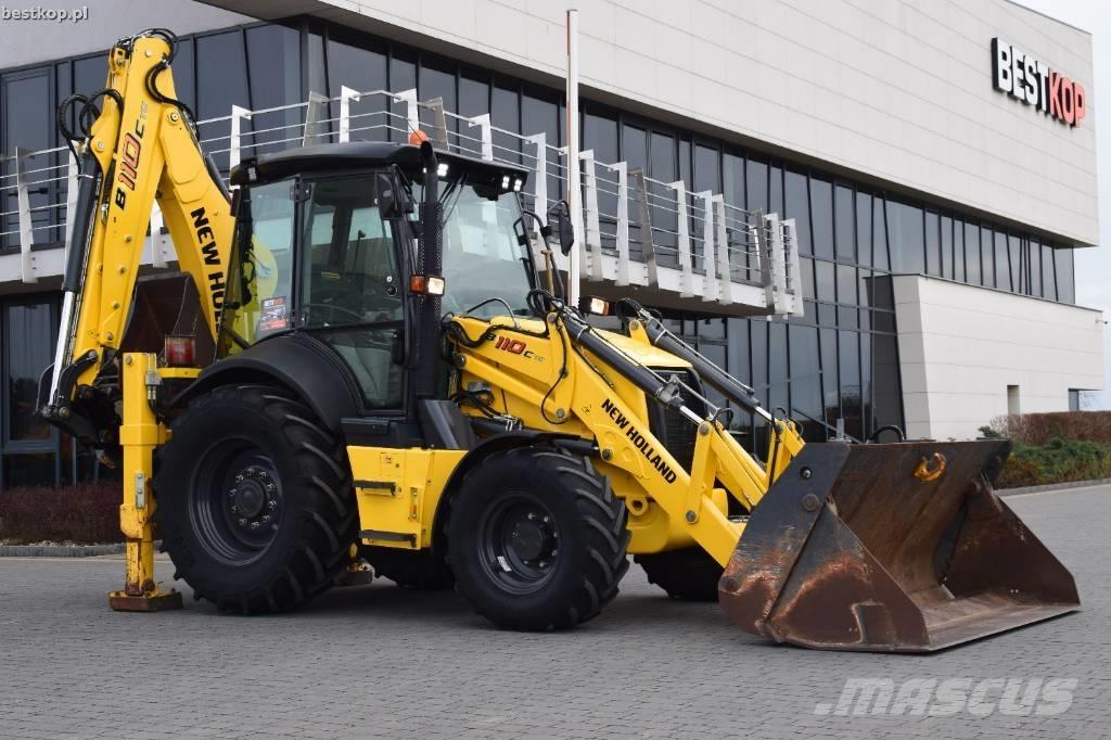New Holland B 110 C Ekskavatori-iekrāvēji