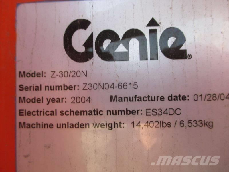 Genie Z 30/20 N Strēles pacēlāji