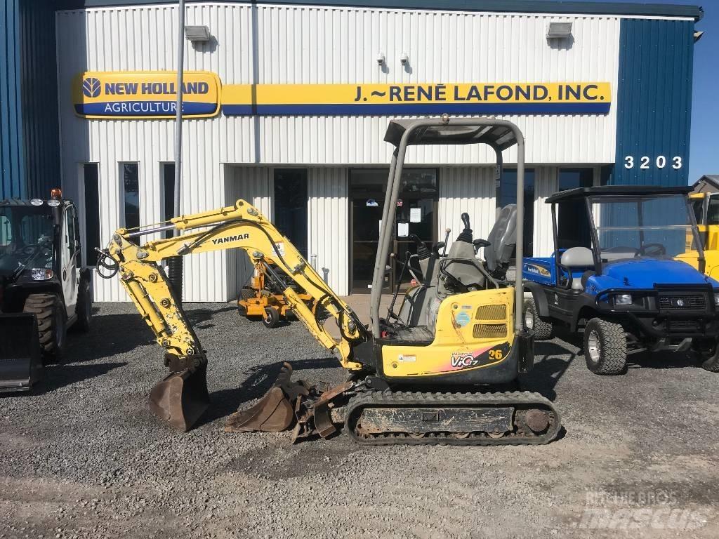 Yanmar Vio 17 Kāpurķēžu ekskavatori