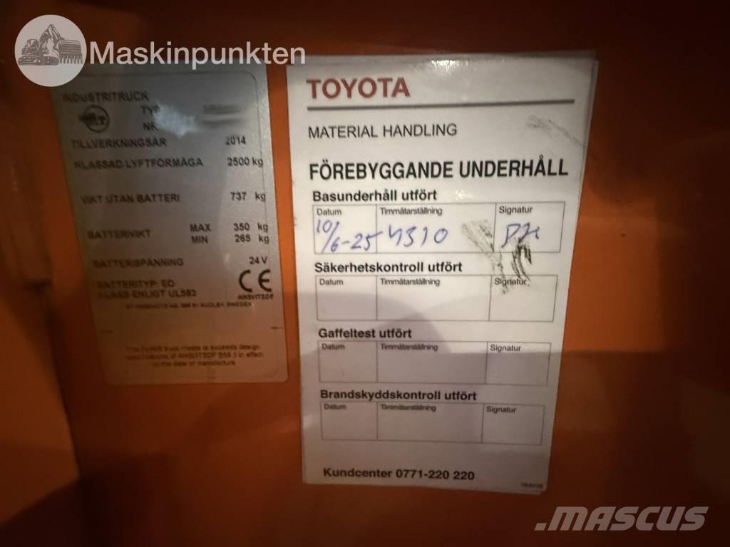 Toyota BT LPE 250 Elektriskie iekrāvēji