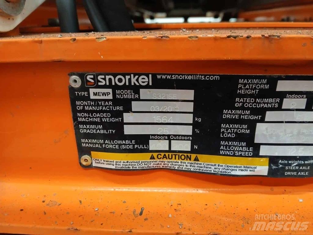 Snorkel S 3219 E Šķerveida pacēlāji
