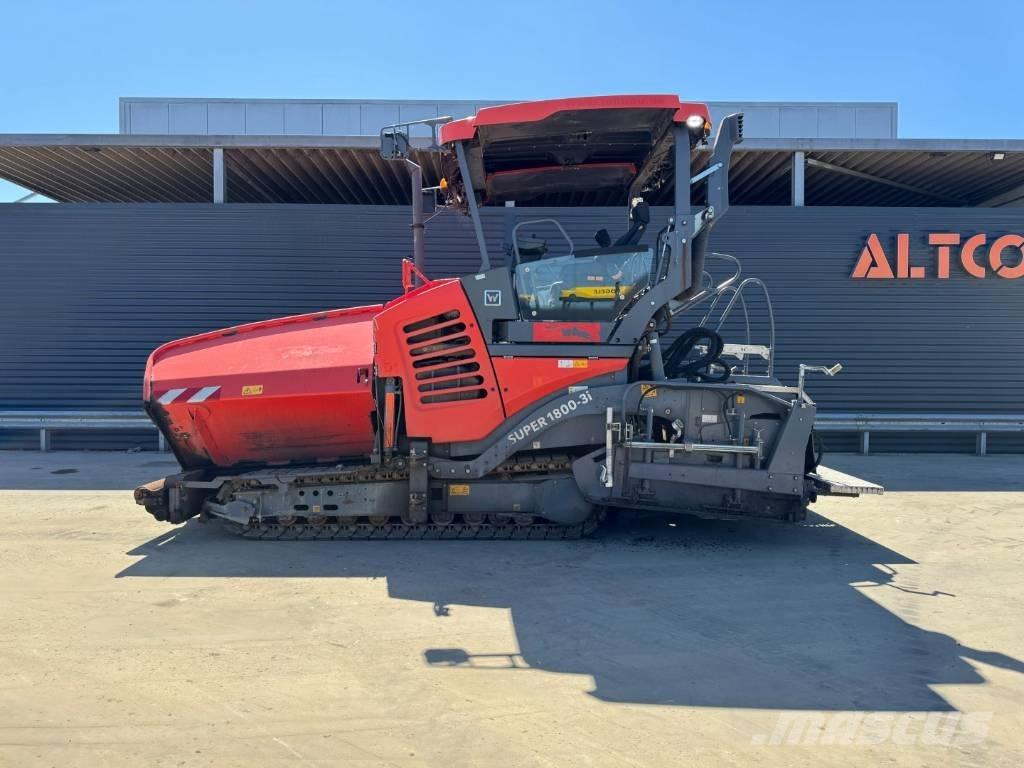 Vögele SUPER 1800-3I Asfalta klājēji