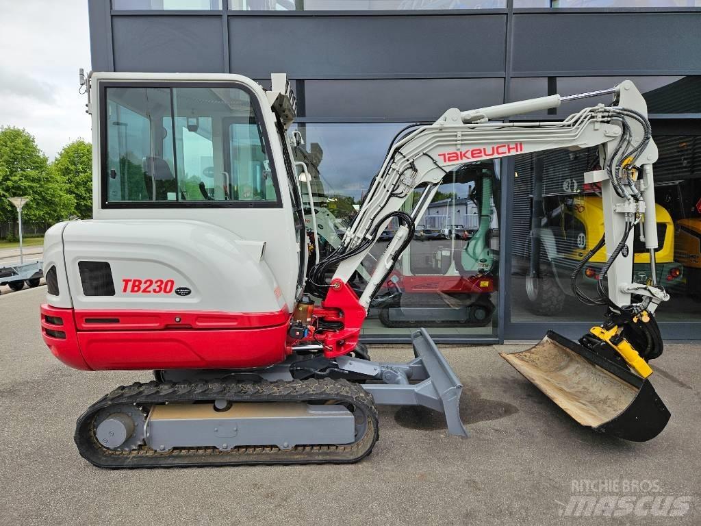 Takeuchi TB 230 Mini ekskavatori < 7 t