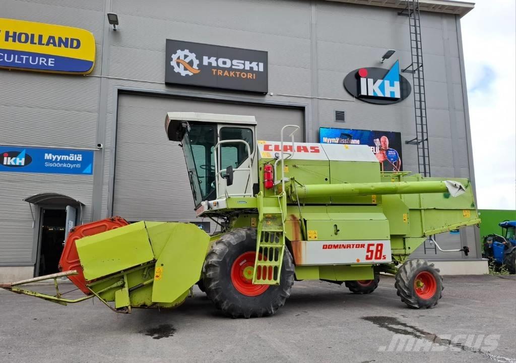 CLAAS Dominator 58 S Ražas novākšanas kombaini