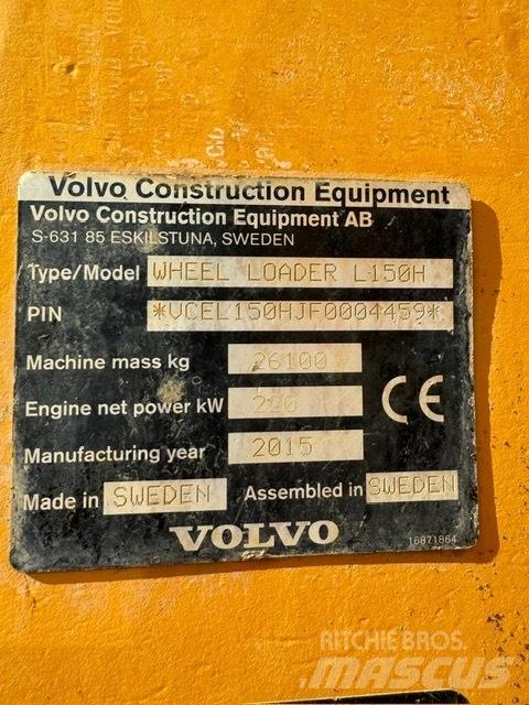 Volvo L 150 H Iekrāvēji uz riteņiem