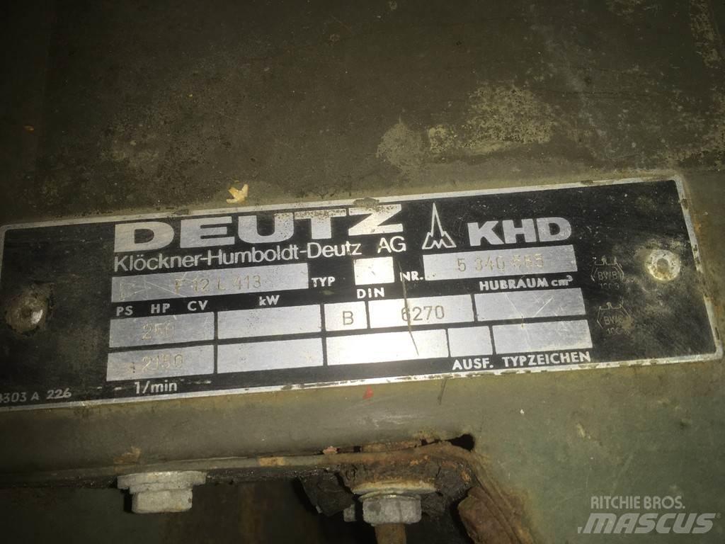 Deutz F12L413 USED Būvniecība- Citi