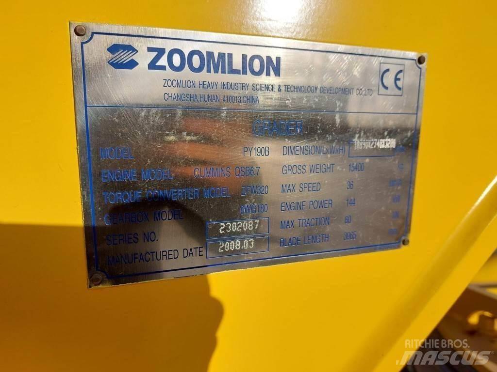 Zoomlion PY190B Greideri