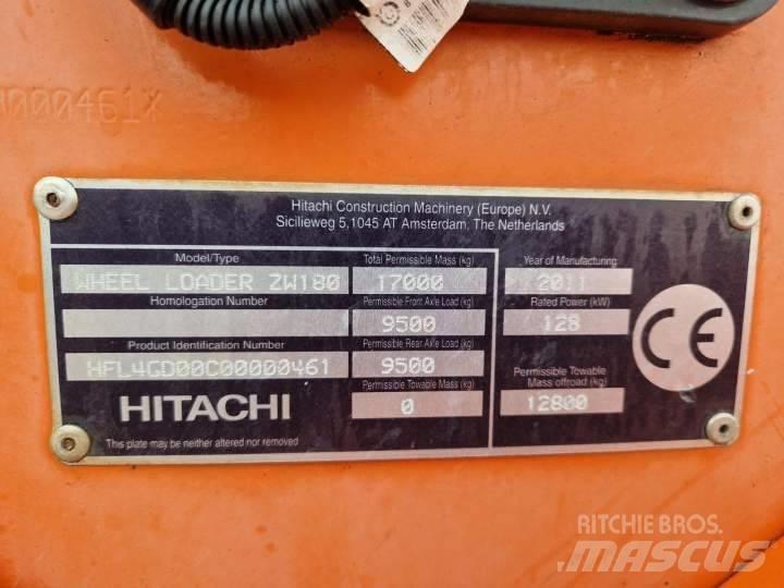 Hitachi ZW 180 Iekrāvēji uz riteņiem