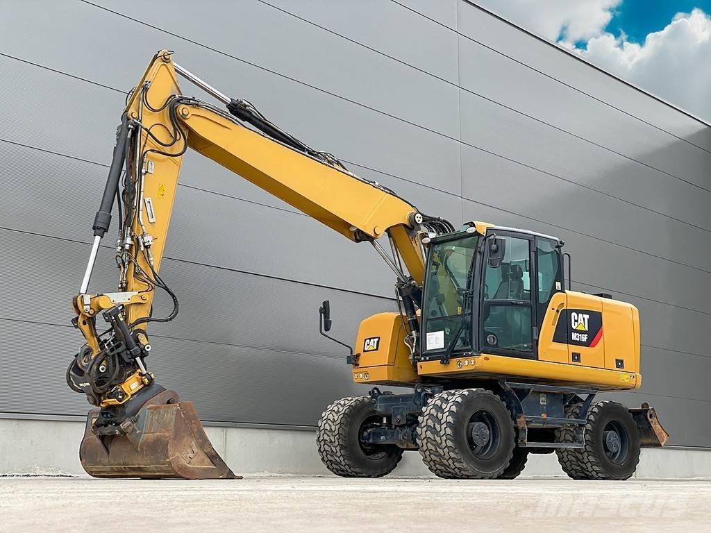 CAT M316F Ekskavatori uz riteņiem