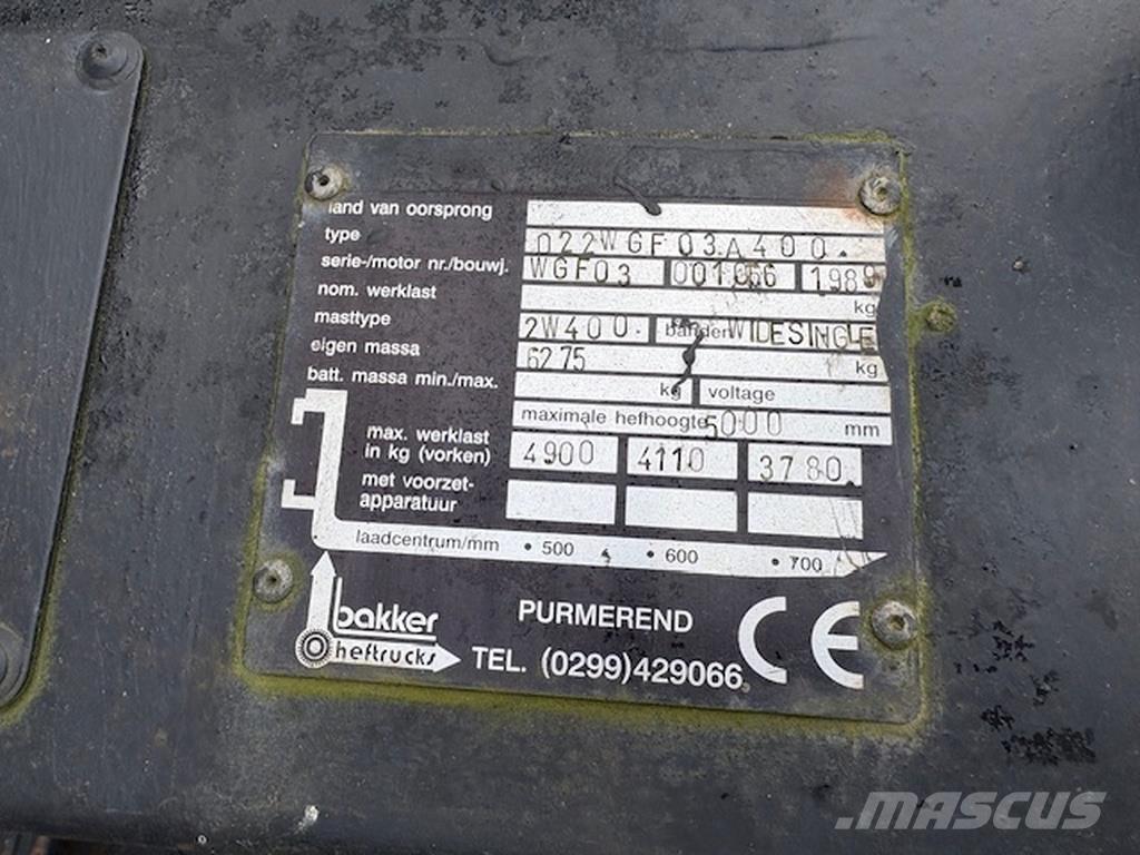 Nissan fd50 Tehnika ar dīzeļa dzinēju