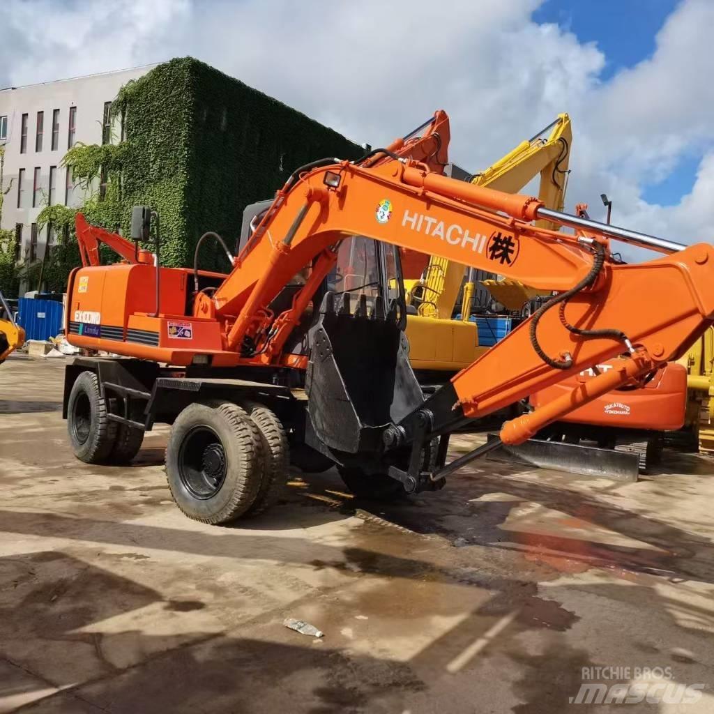 Hitachi EX 100 W D Ekskavatori uz riteņiem