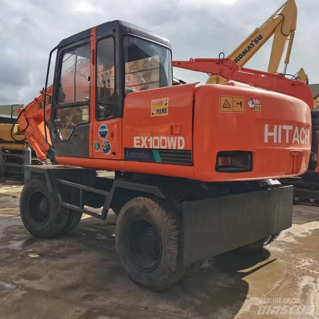 Hitachi EX 100 W D Ekskavatori uz riteņiem