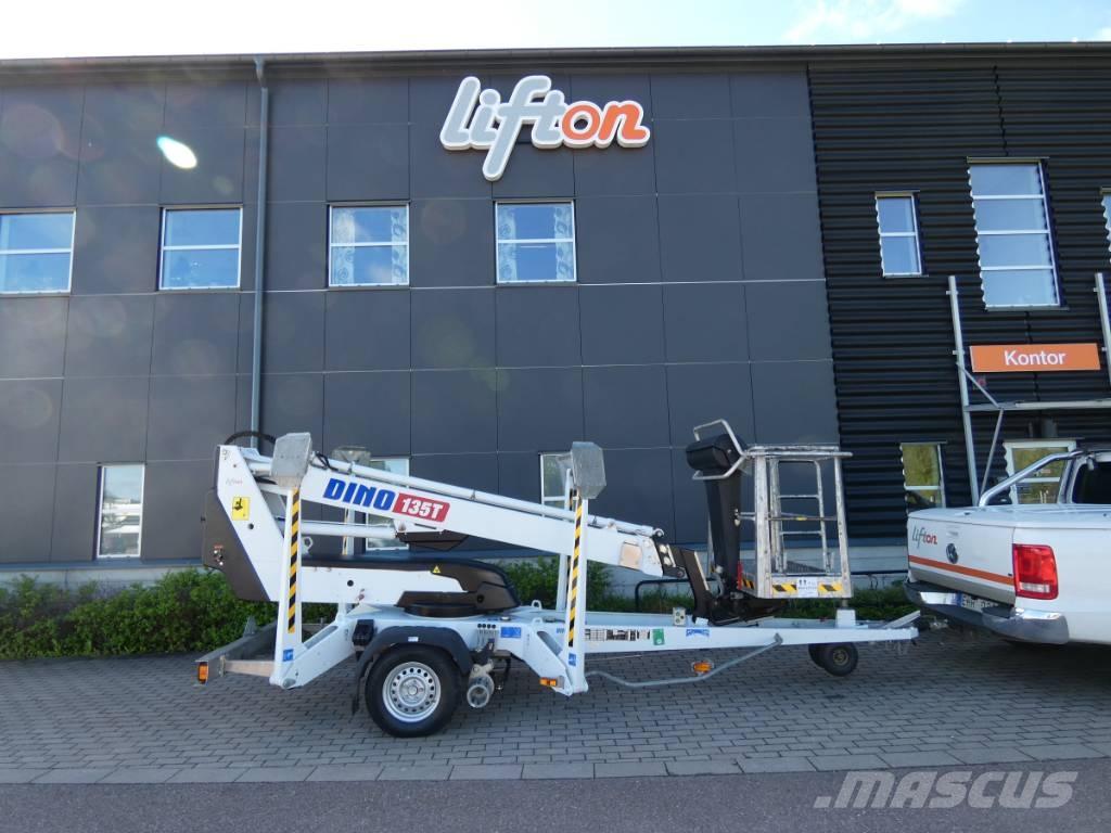 Dino 135 T Skylift Pacēlājplatformas - piekabes