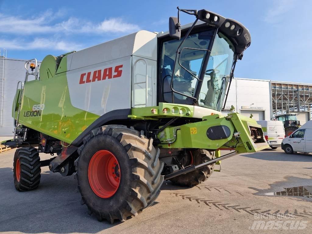CLAAS Lexion 660 Ražas novākšanas kombaini