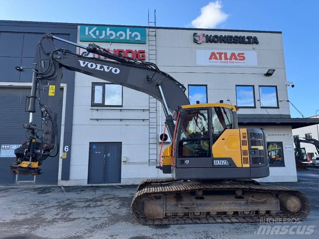 Volvo ECR 235 EL Kāpurķēžu ekskavatori