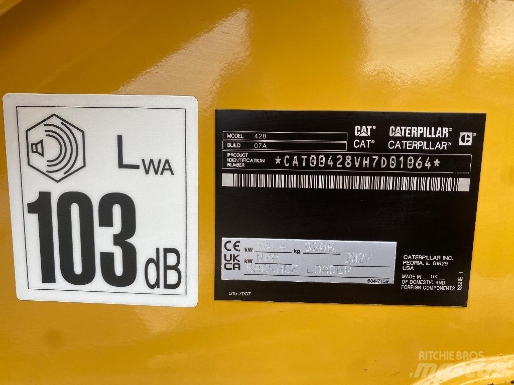 CAT 428 Ekskavatori-iekrāvēji