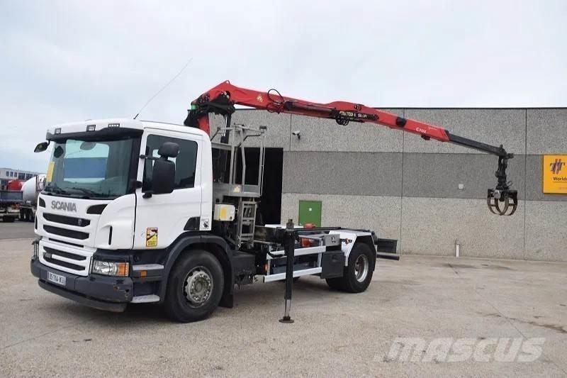 Scania P280 Platformas/kravas mašīnas ar vinču