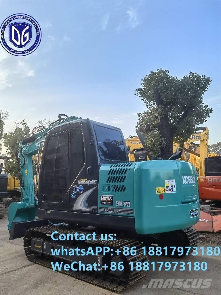 Kobelco SK75-8 Kāpurķēžu ekskavatori