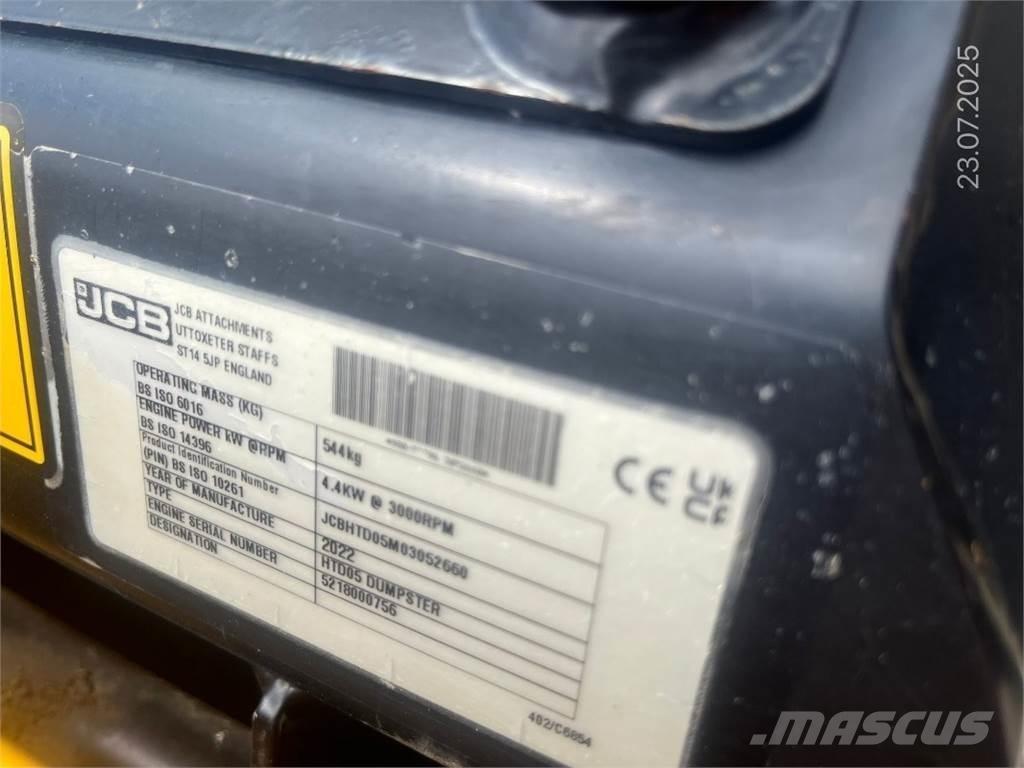 JCB HTD5 Mini pašizgāzēji