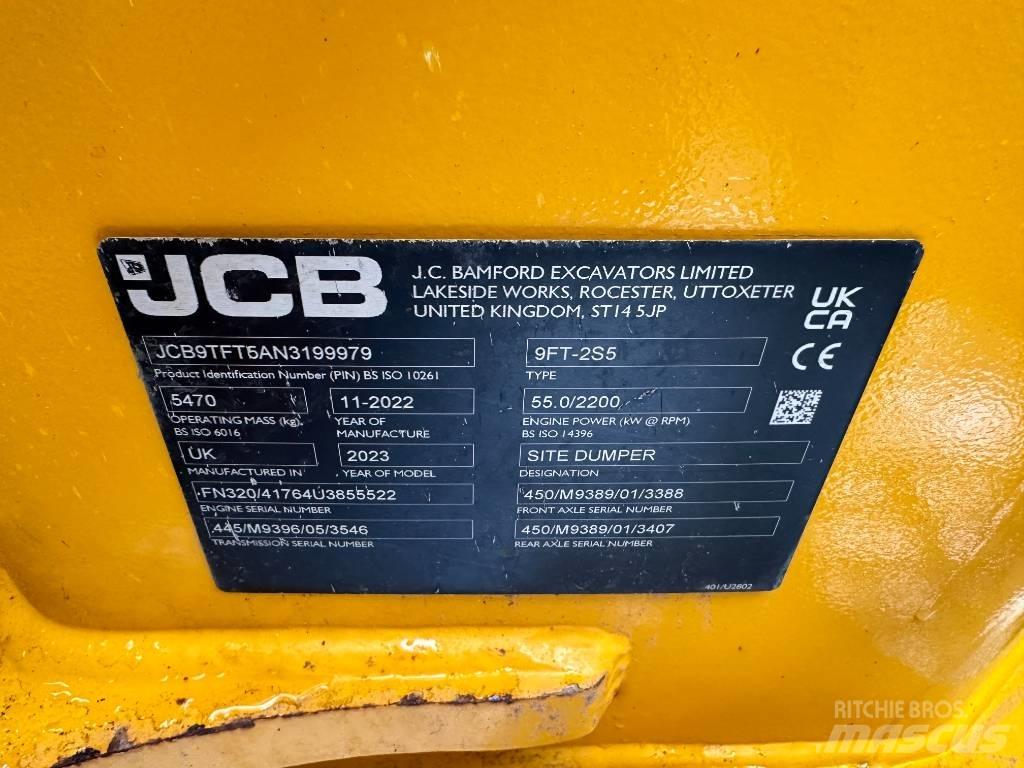 JCB 9 Ton Dumper Mini pašizgāzēji