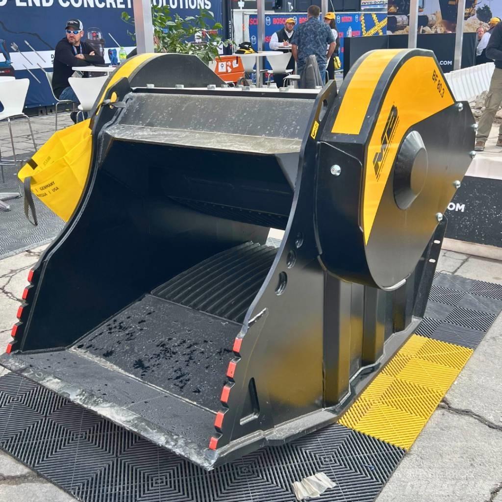 MB Crusher BF80.3 Drupināšanas kausi