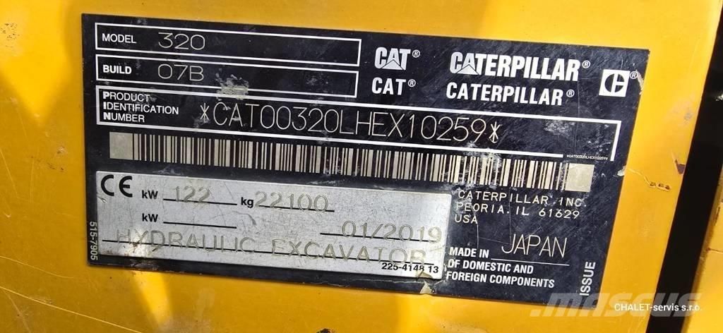 CAT 320 Kāpurķēžu ekskavatori