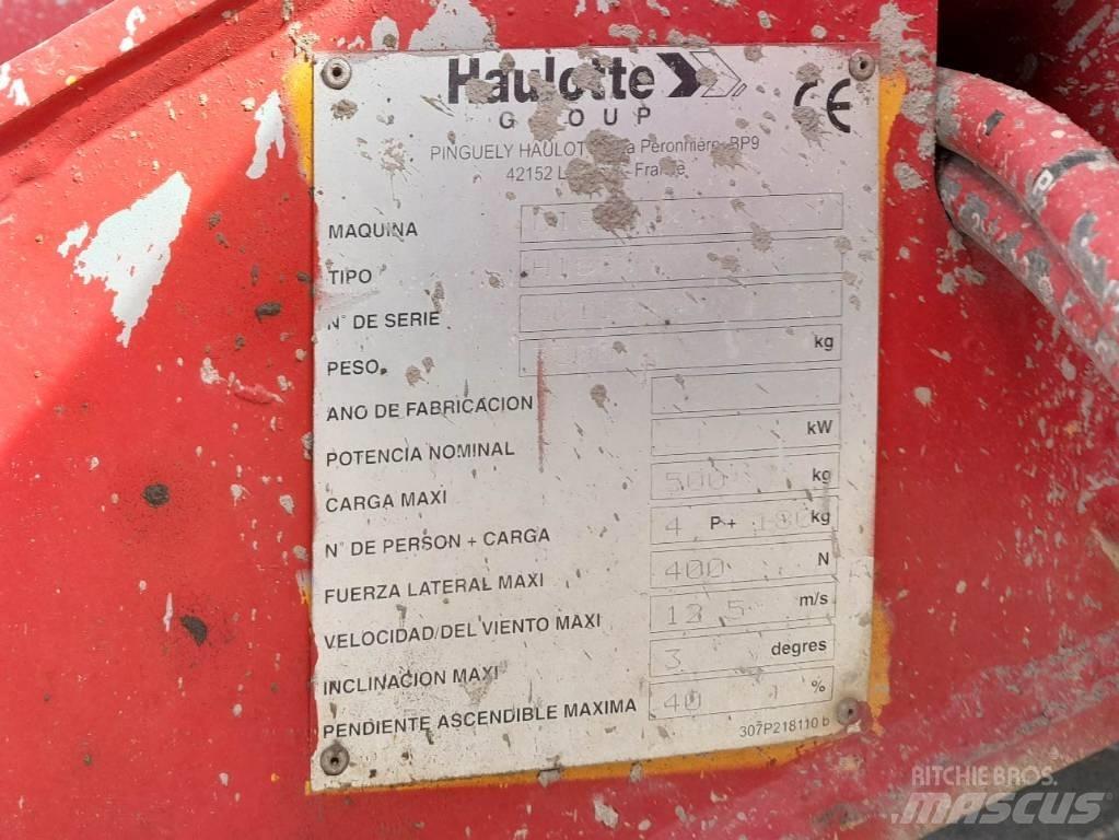 Haulotte H18SX Šķerveida pacēlāji