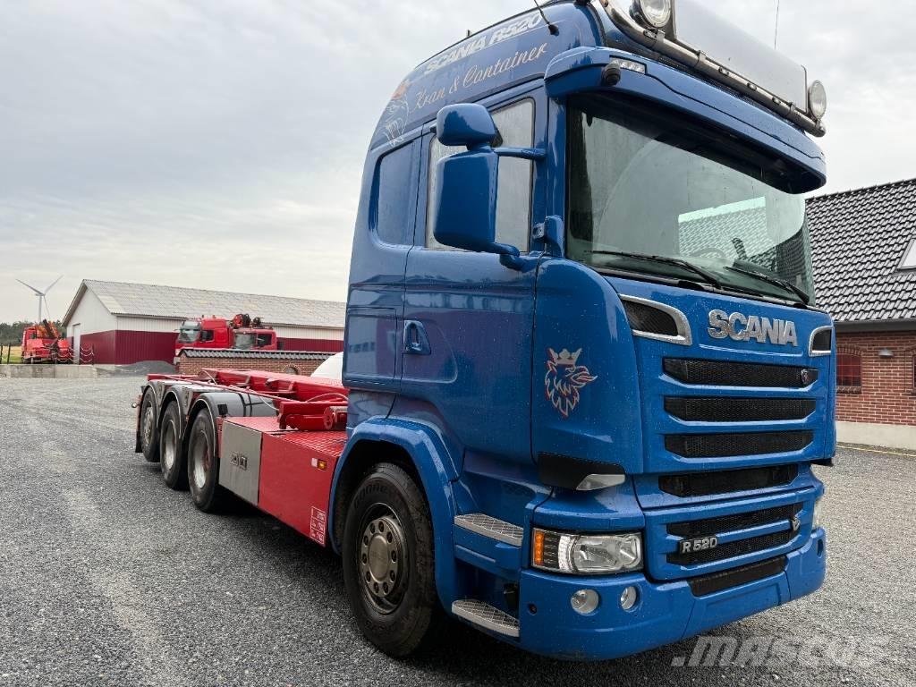 Scania R520 8x4 Kabeļu pacēlājs nomontējamām kravas mašīnām