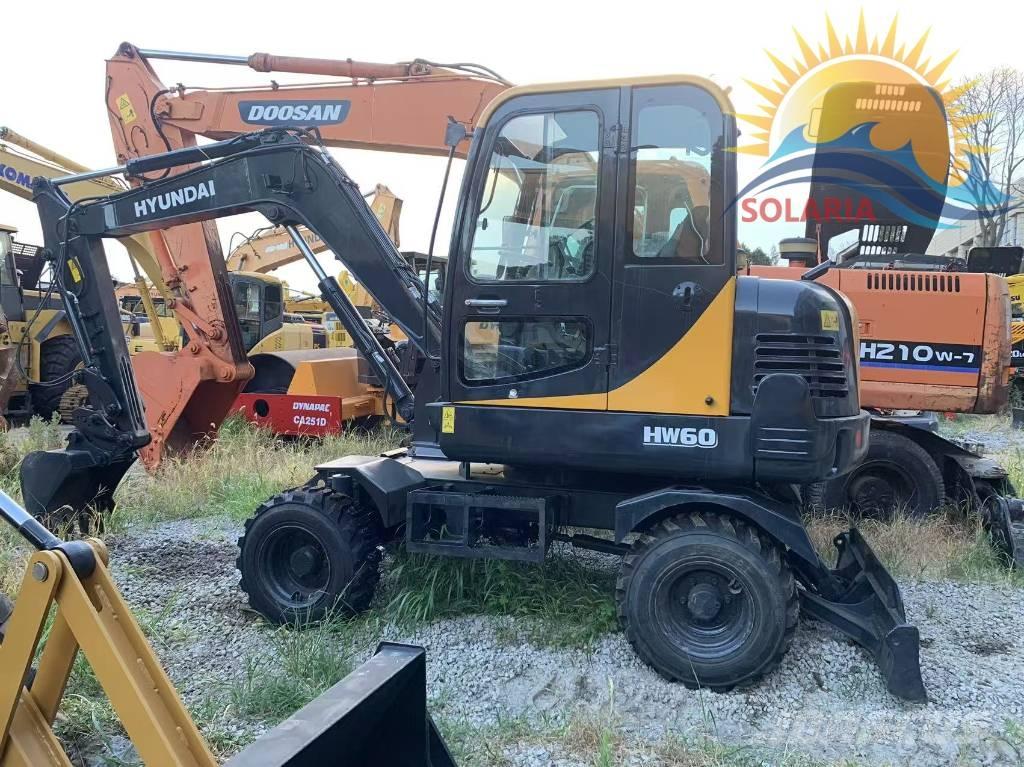 Hyundai R60W HW Ekskavatori uz riteņiem