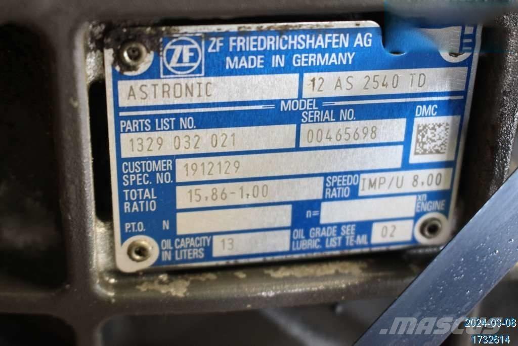 DAF XF 510 Pārnesumkārbas