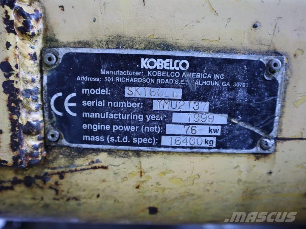 Kobelco SK 160 LC Kāpurķēžu ekskavatori